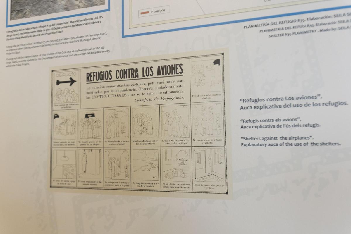 Auca explicativa del uso de los refugios.