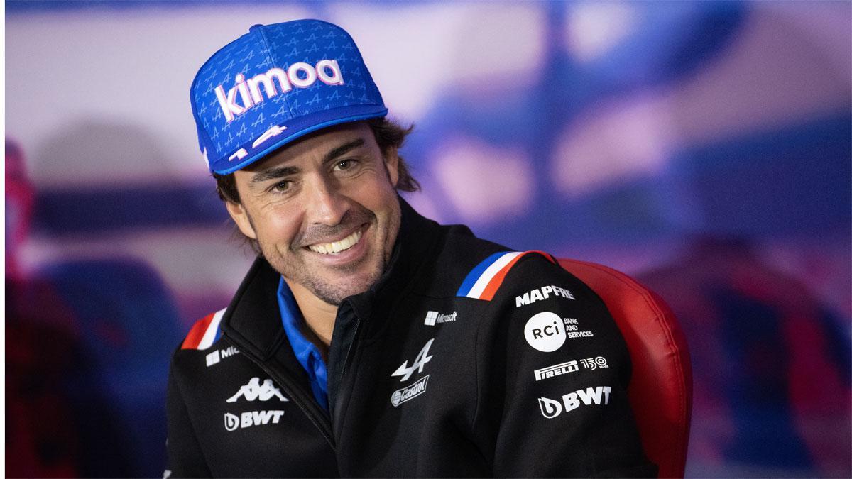 Fernando Alonso, en rueda de prensa