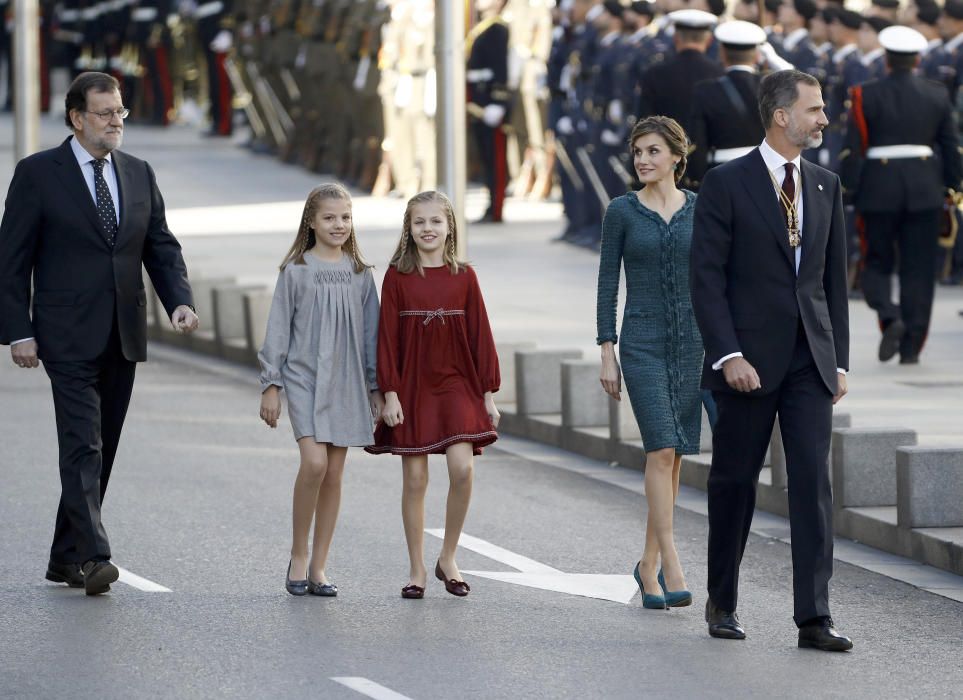 Leonor y Sofía, protagonistas en el Congreso