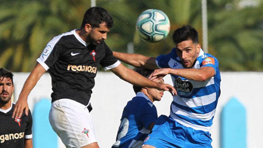 Un Deportivo de menos a más no pasa del empate ante el Racing de Ferrol