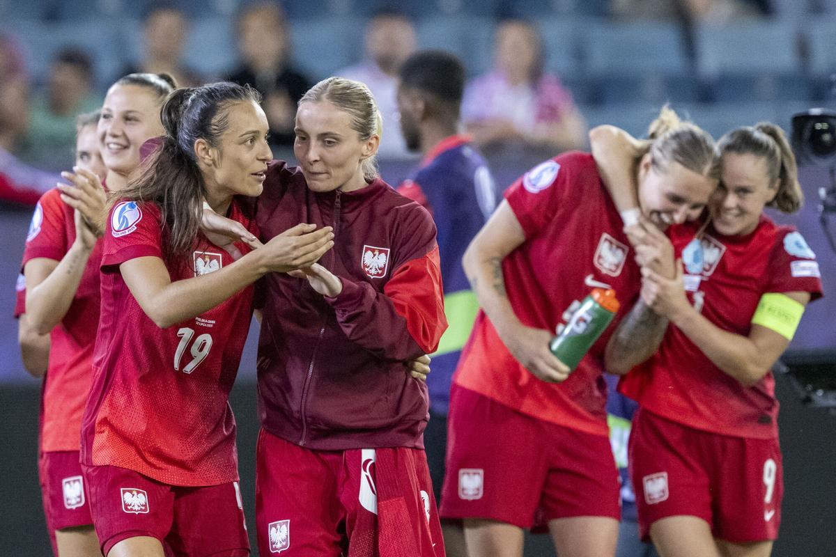 Natalia Padilla fue la estrella de Polonia ante Dinamarca