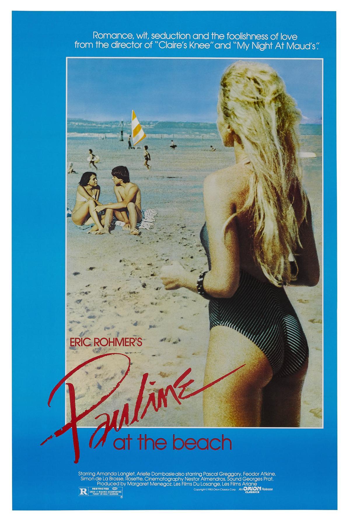 Cartel de "Pauline en la playa"