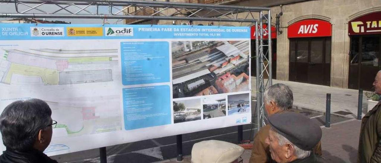 Proyecto de actuación presentado por la Xunta en la estación Empalme. // Iñaki Osorio