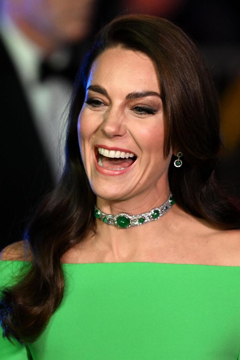 Kate Middleton muy sonriente en Boston