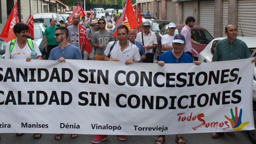 Manifestación por la gestión pública de la sanidad