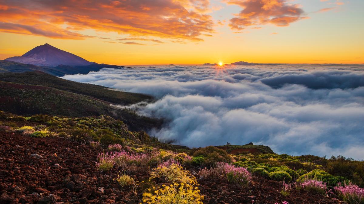 Amanecer en Tenerife.