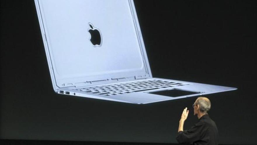 Steve Jobs, en la presentación de los nuevos Mac.