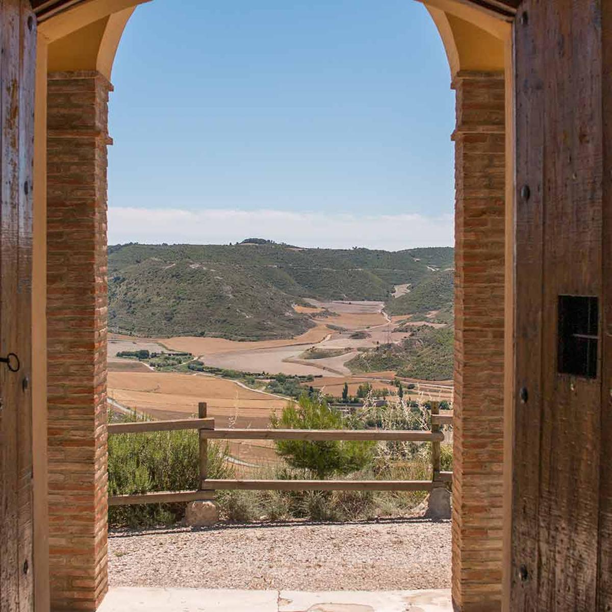 Vistas desde la ermita de Santa Ana en Castejón de Valdejasa