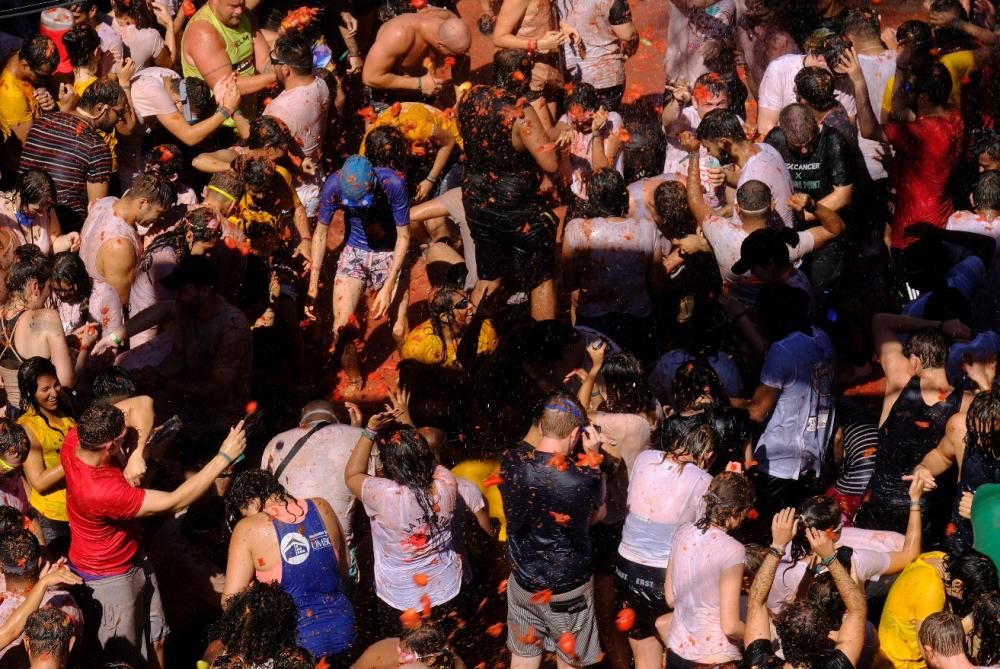 Les millors imatges de la Tomatina 2019