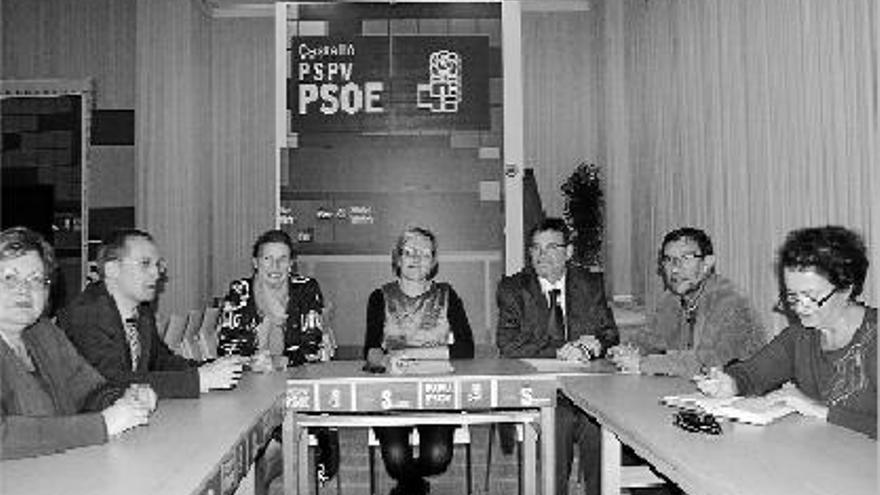 Los diputados autonómicos del PSPV por Castelló se reunieron para analizar las cuentas.