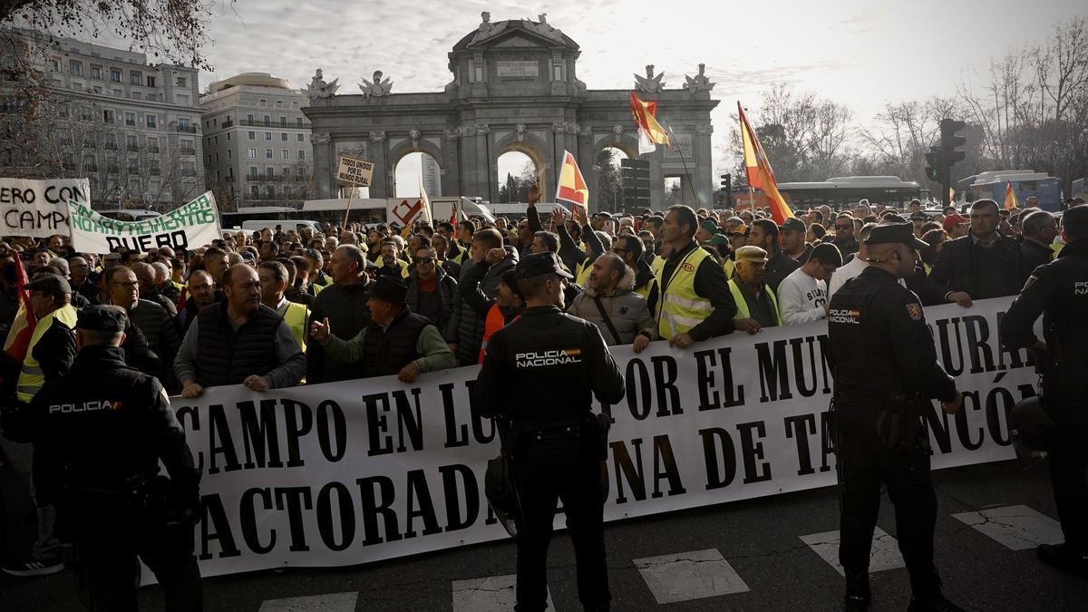 El campo se manifiesta en Madrid