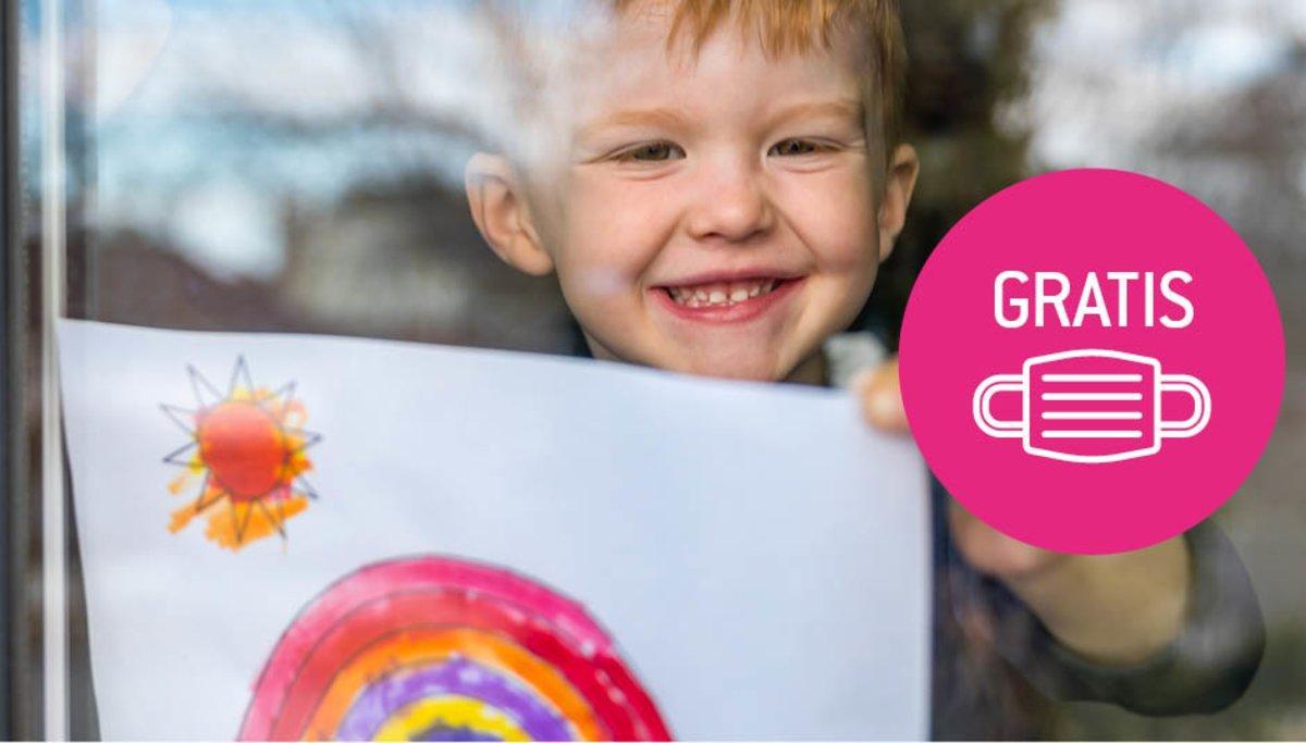 Mascareta infantil GRATIS Mascareta infantil GRATIS