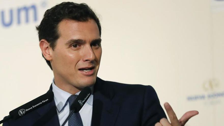 Albert Rivera, candidato de Cs.