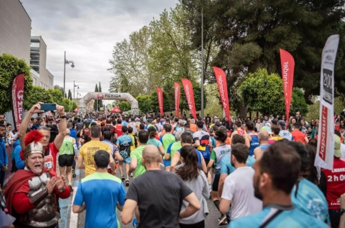 Corredores de la Media Maratón, en una edición pasada.