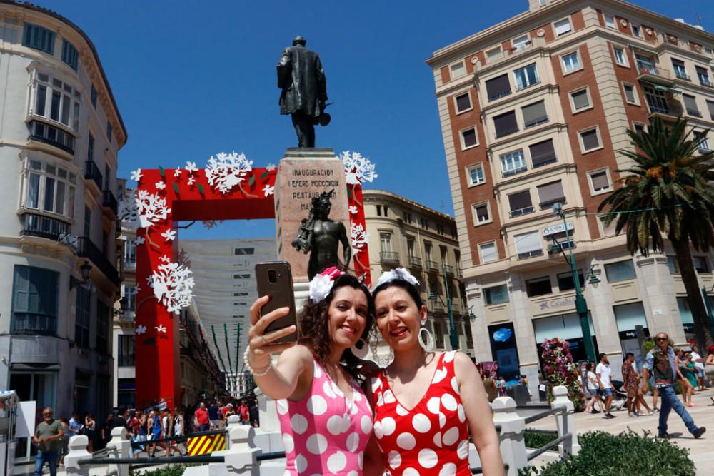 Ambiente en la Feria de Málaga del martes 20 de agosto