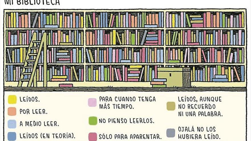 El dibujante que ama los libros