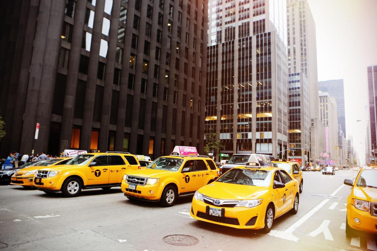 Taxis en Nueva York.