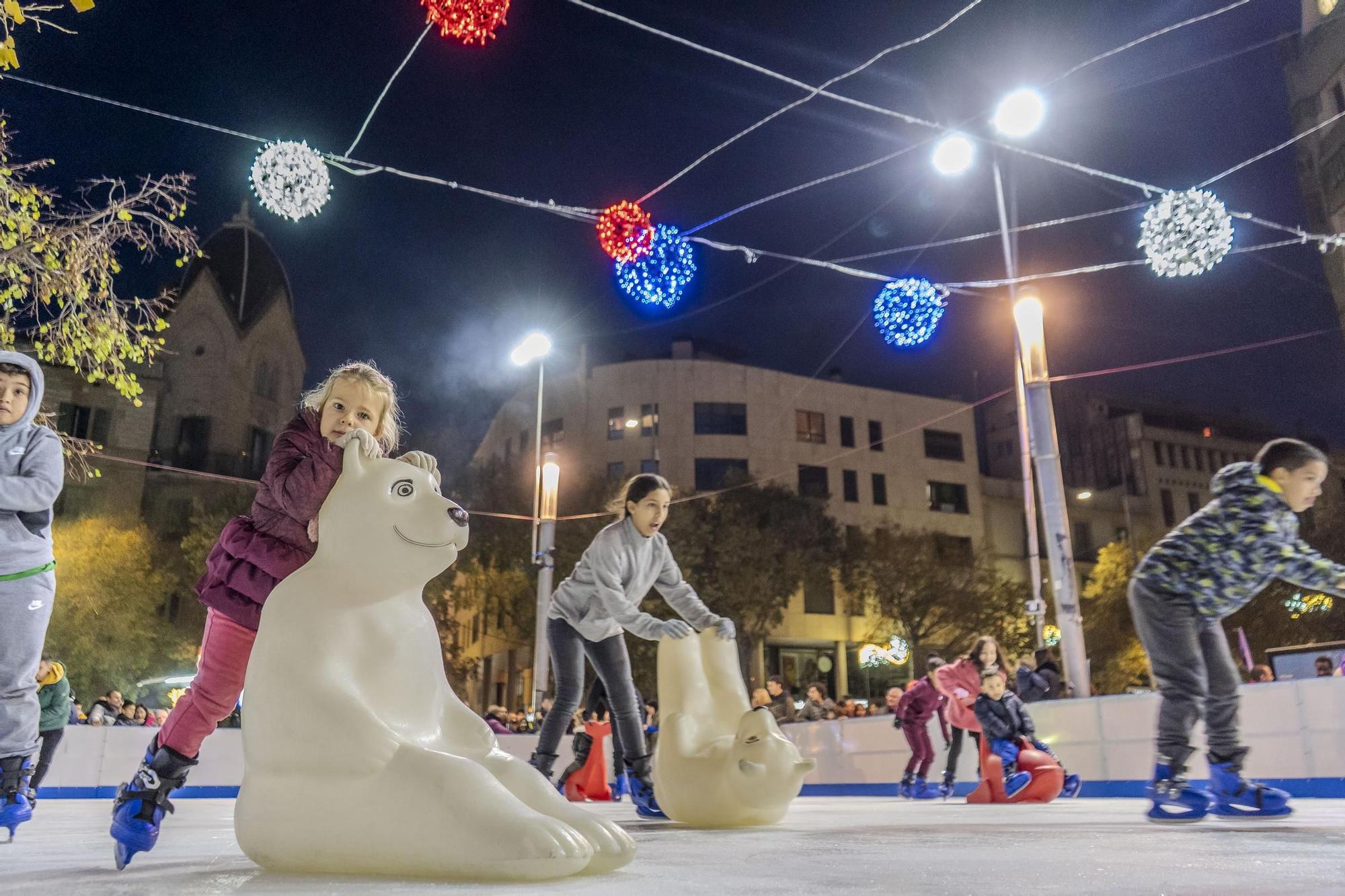 L'encesa de llums de Nadal de Manresa, en imatges