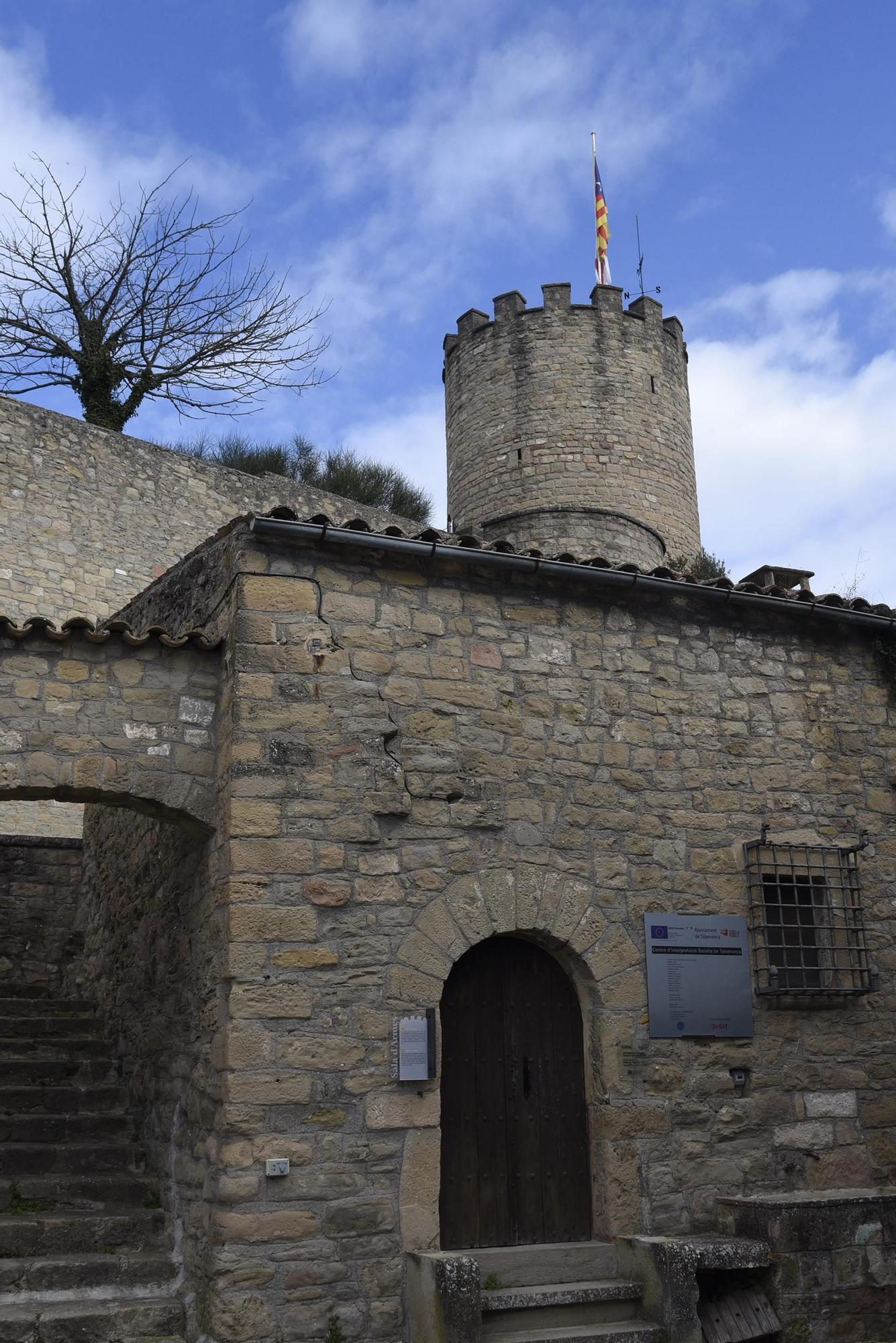 El castell de Talamanca també és un dels atractius