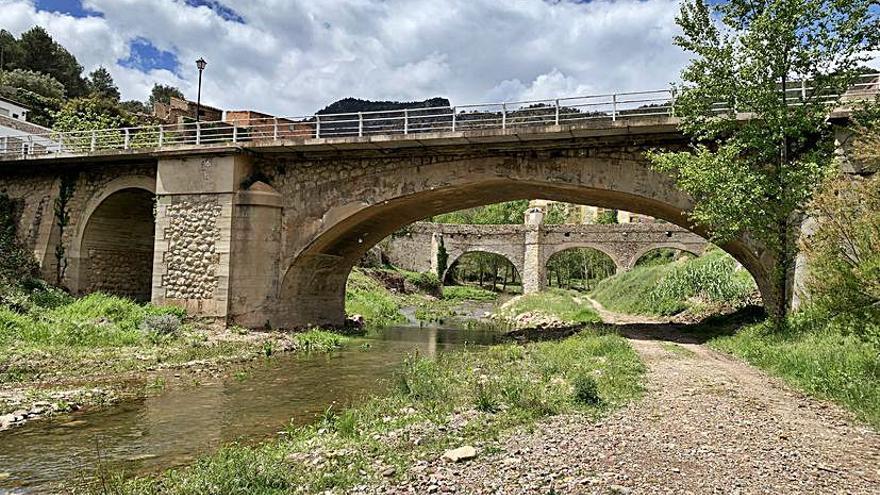 El agua confluye en Montanejos