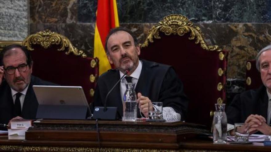 El jutge Manuel Marchena, durant el judici