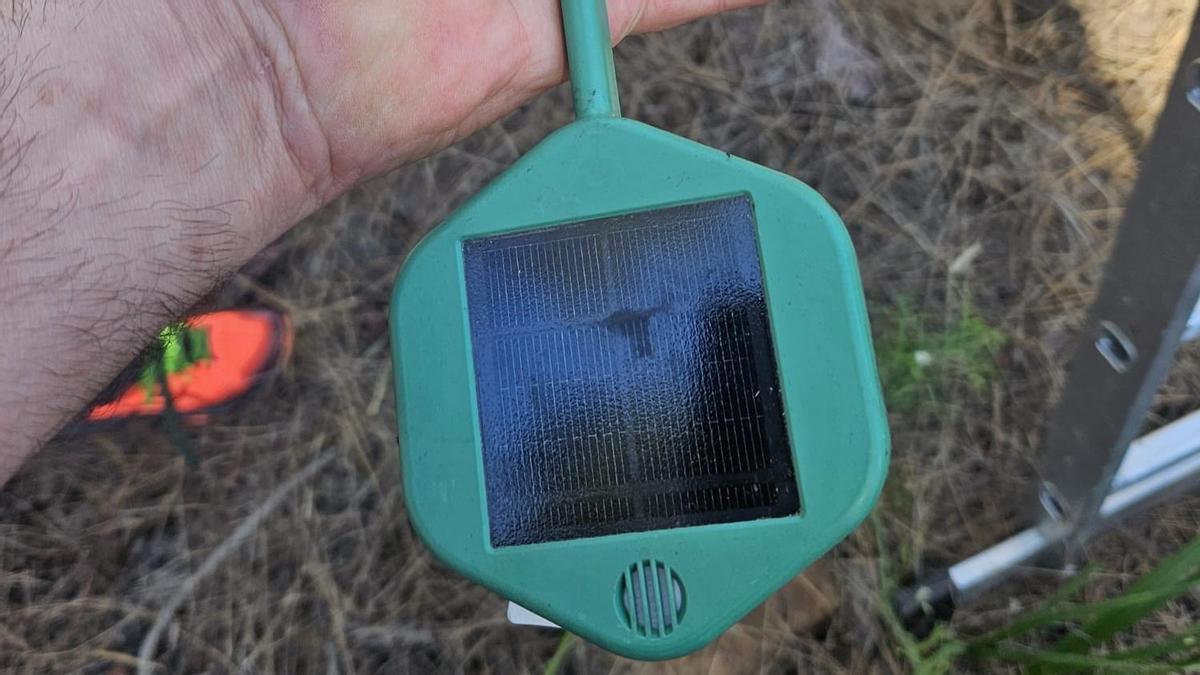 Sensor digital para detectar el humo de un incendio forestal