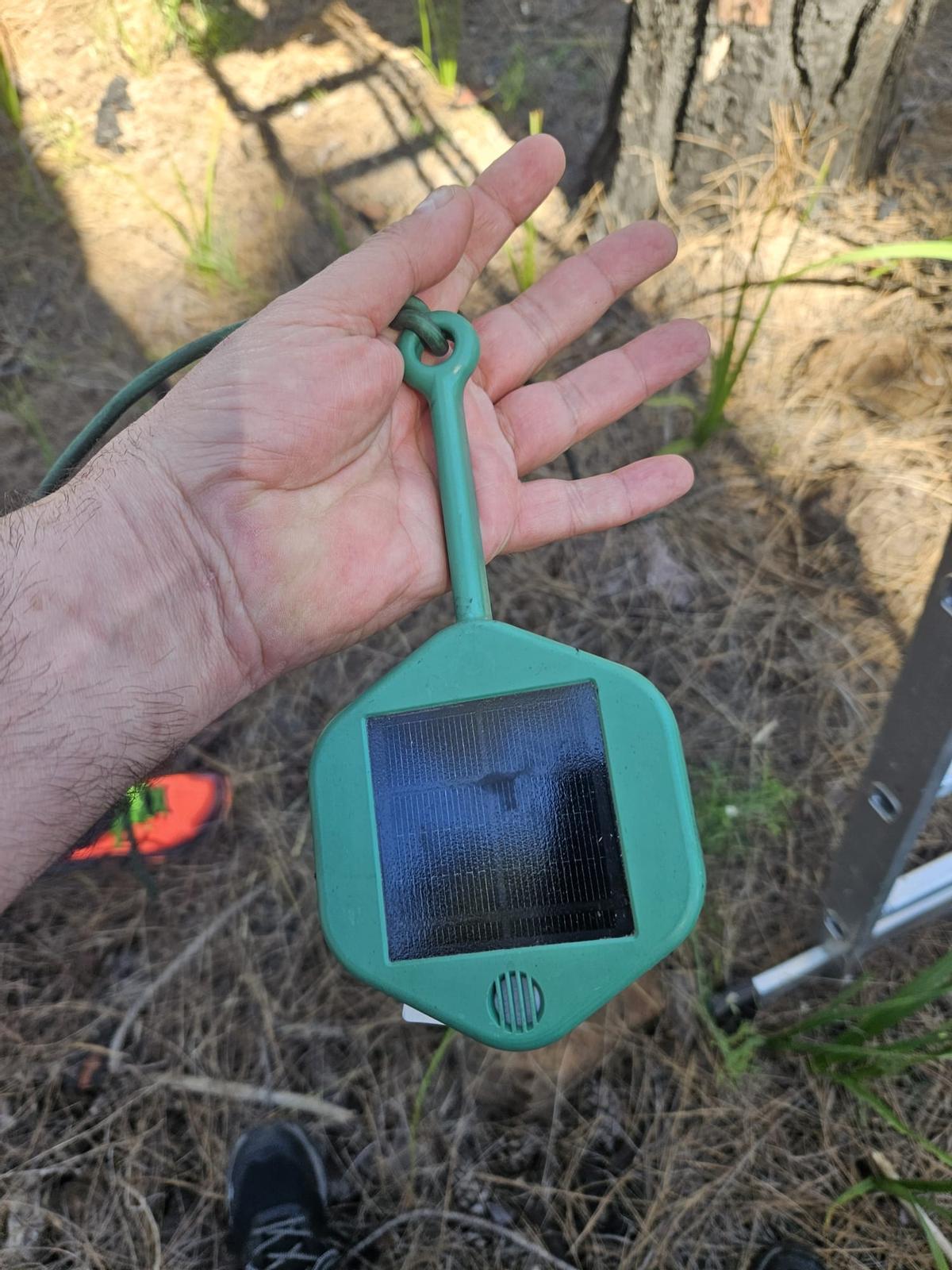 Sensor digital para detectar el humo de un incendio forestal