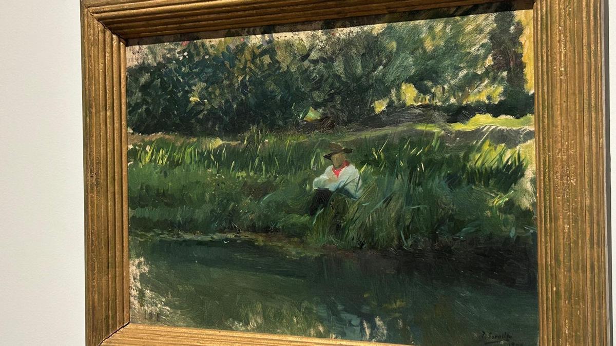 Cuadro de Picasso sobre l'Albufera expuesto en el IVAM