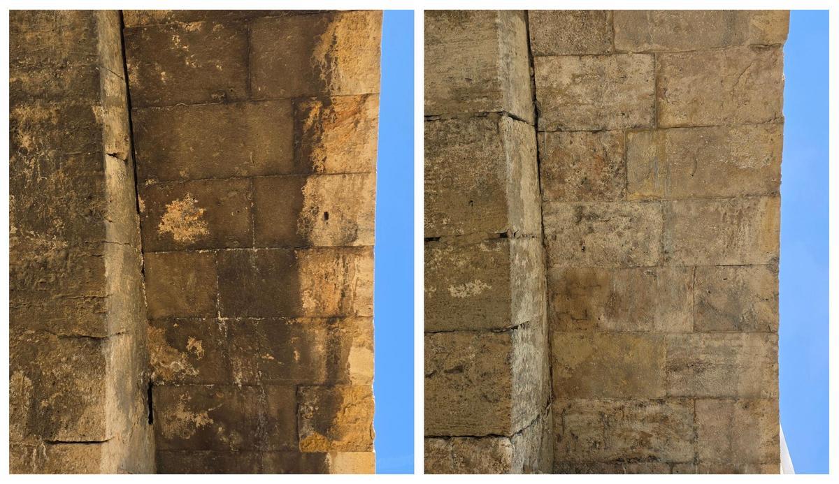 Poderoso contraste entre el antes y el después.