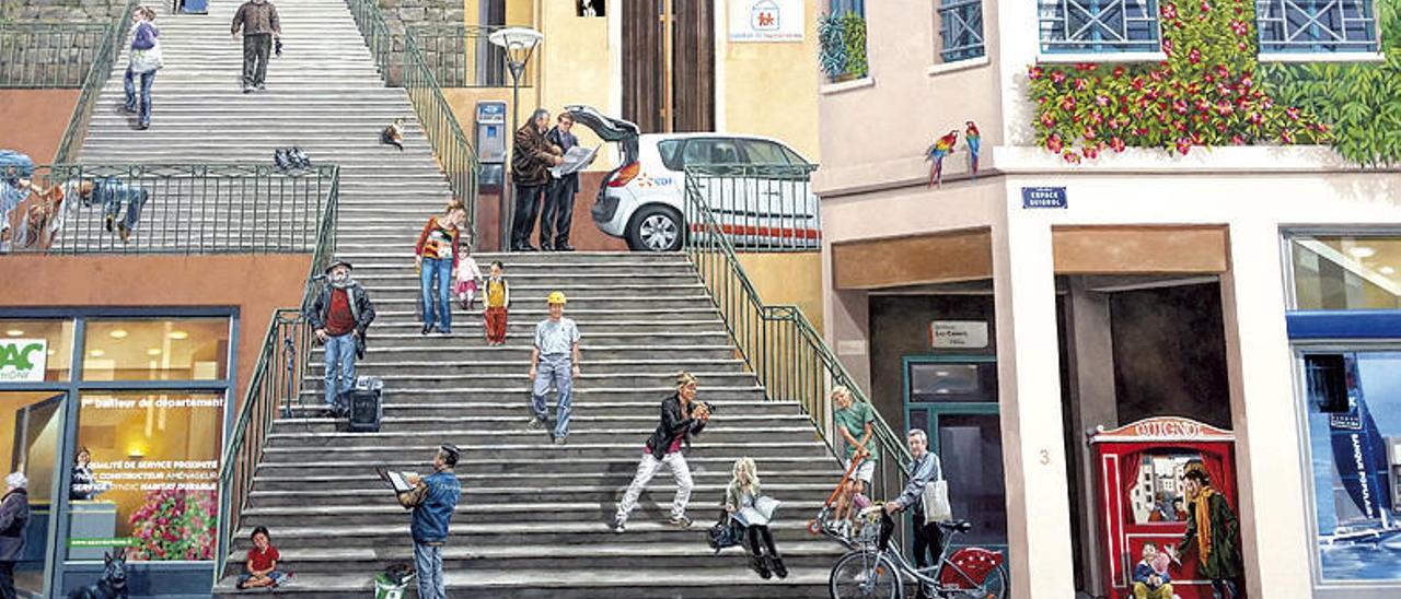 La ciudad de Lyon, la inspiración del arte mural de Vigo