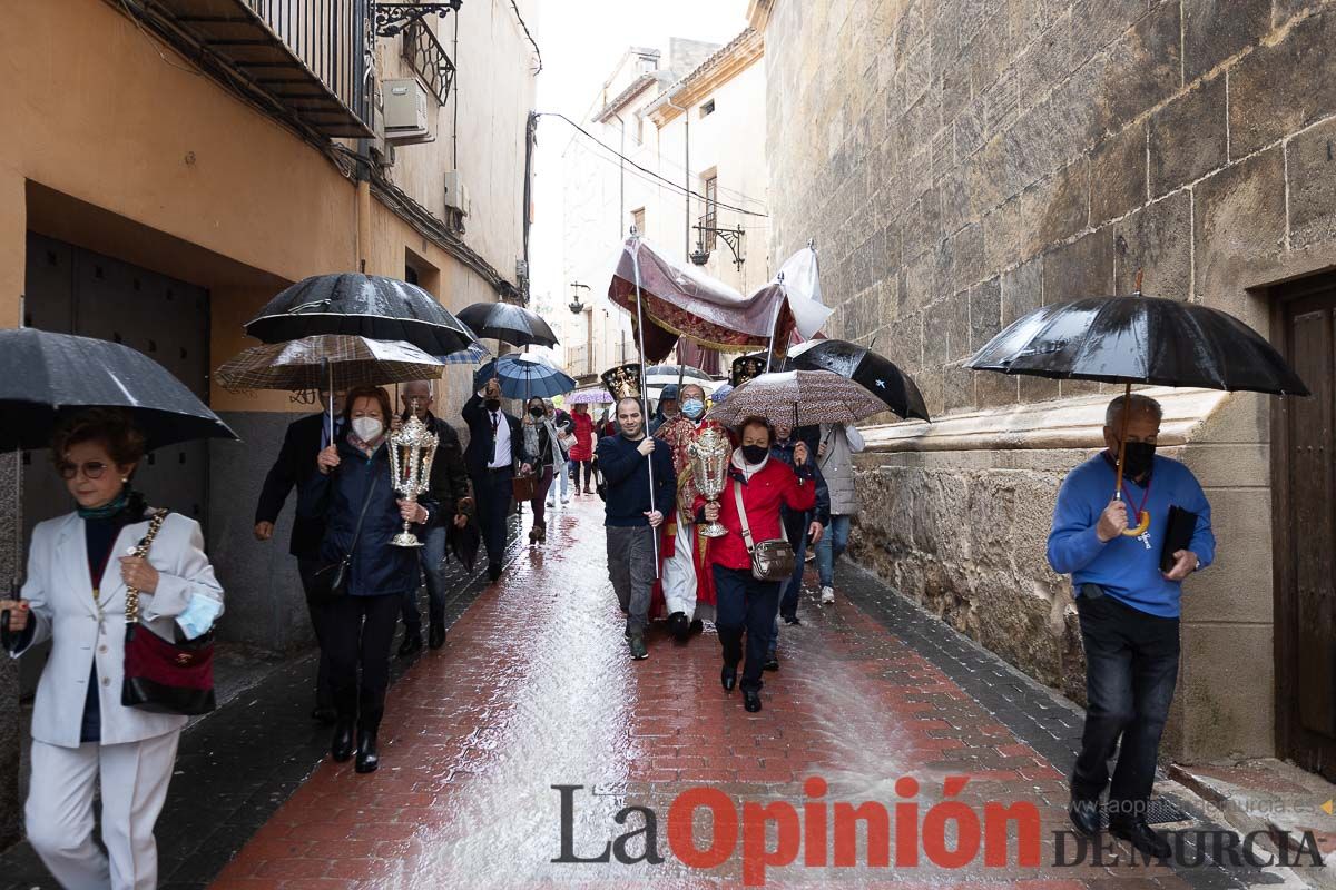 Cruz de impedidos en las Fiestas de Caravaca