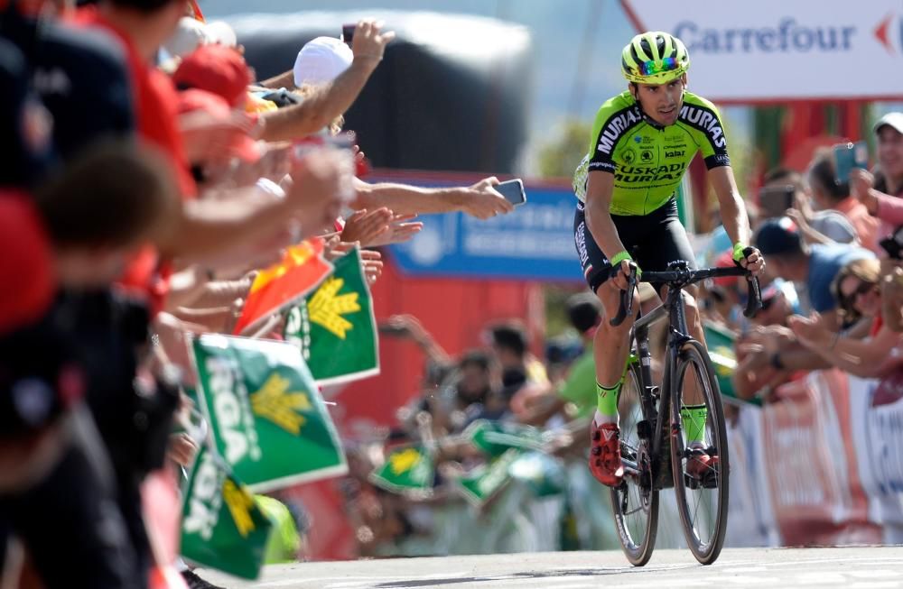 El ciclista español Óscar Rodríguez (Euskadi-Murias) ha ganado este viernes la decimotercera etapa de la Vuelta a España, disputada entre Candás y La Camperona.
