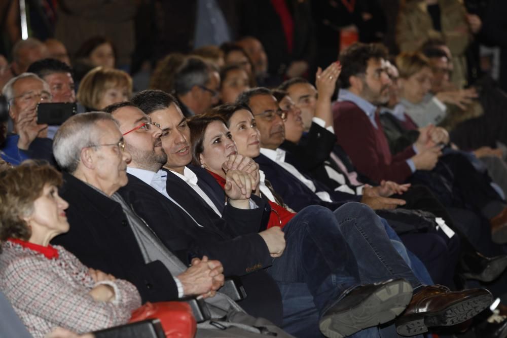 Mitín de Pedro Sánchez en Gijón