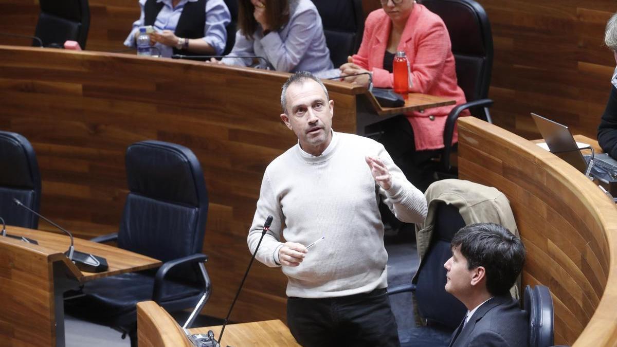 Ovidi Zapico durante su intervención.