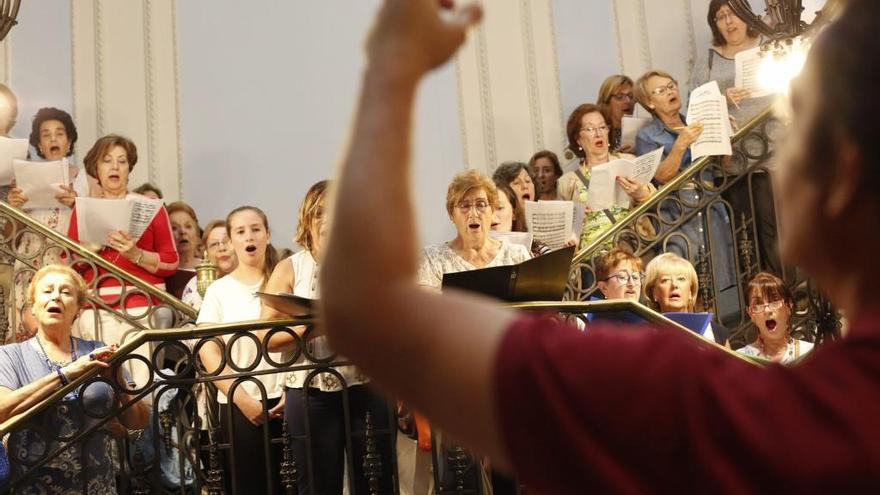 Ensayo del Joven Coro del Conservatorio &quot;Julián Orbón&quot;