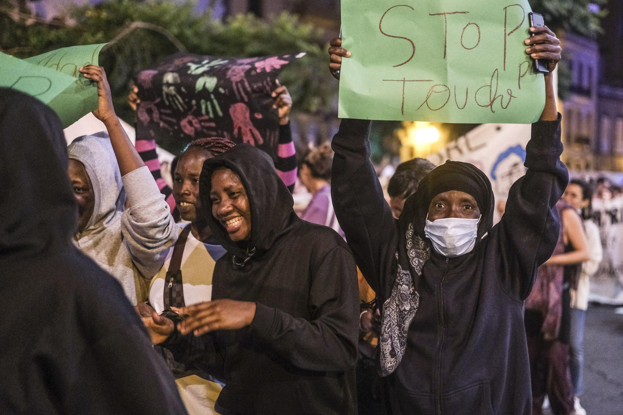 Manifestación por el Día Internacional de la Eliminación de la Violencia contra las Mujeres