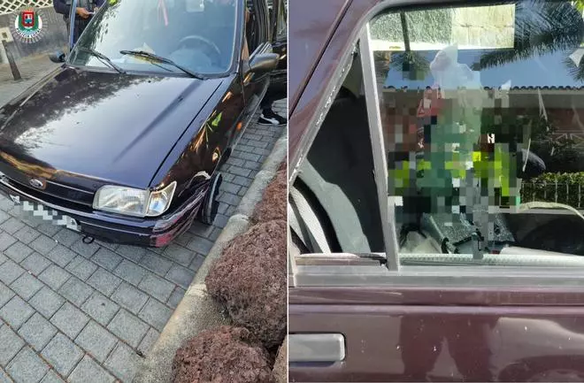 Roban un coche y se quedan dormidos dentro en Las Palmas de Gran Canaria
