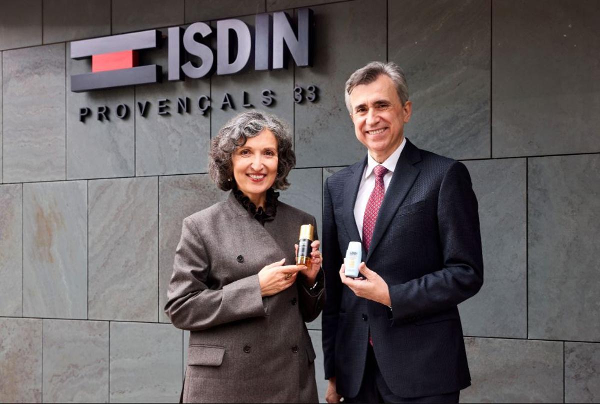Nigyar Makhmudova y Juan Naya, presidenta y consejero delegado de Isdin.