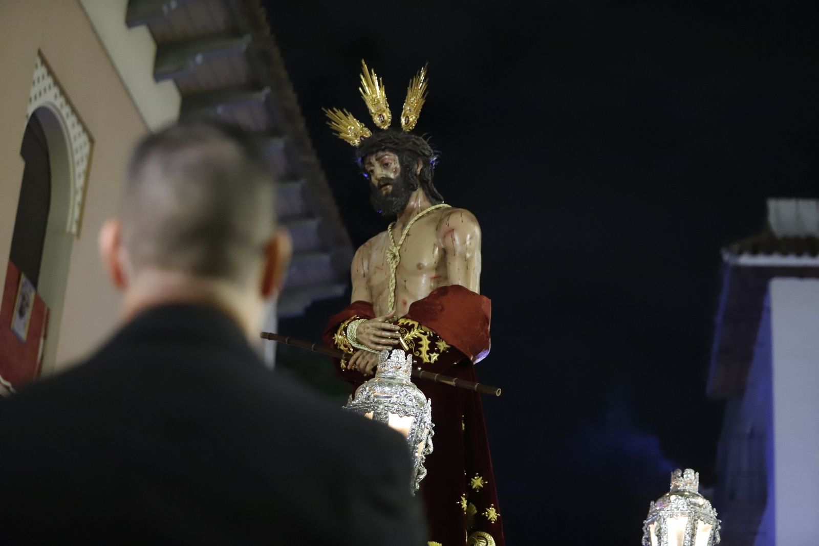 El traslado de Nuestro Padre Jesús de los Afligidos, en imágenes