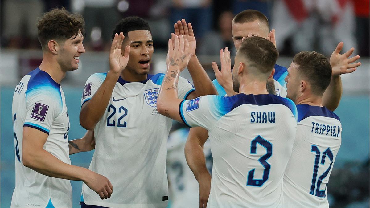 Inglaterra goleó a Irán en su debut en el Mundial de Qatar