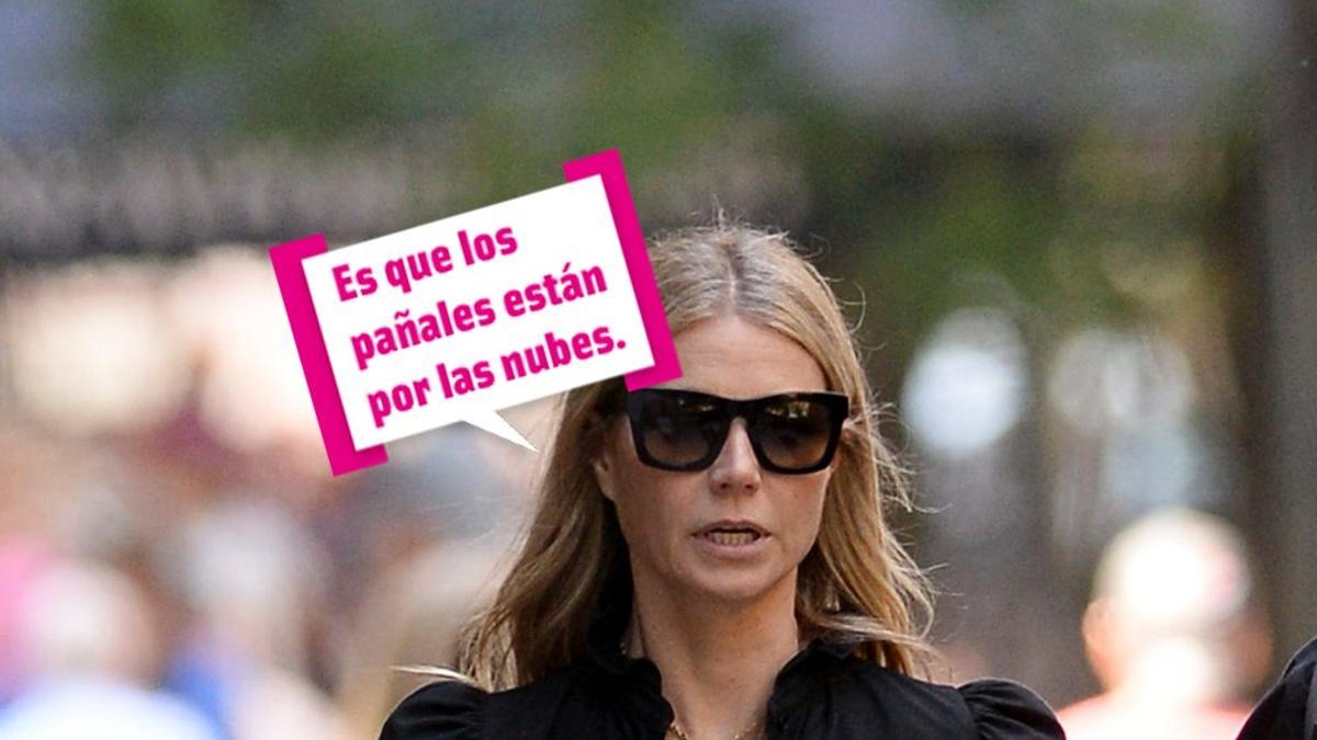 Gwyneth Paltrow: &quot;Es que los pañales están por las nubes&quot;