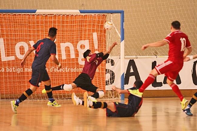 El Catalunya-Hongria de futbol sala al Pujolet