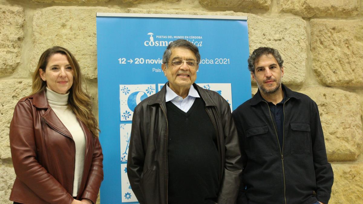 El Premio Cervantes nicaragüense Sergio Ramírez en el encuentro con la prensa con motivo de Cosmopoética