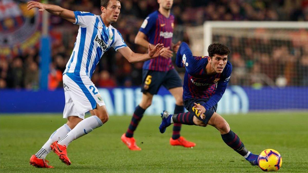 Aleñá brilló con luz propia en su primer partido como titular en Liga