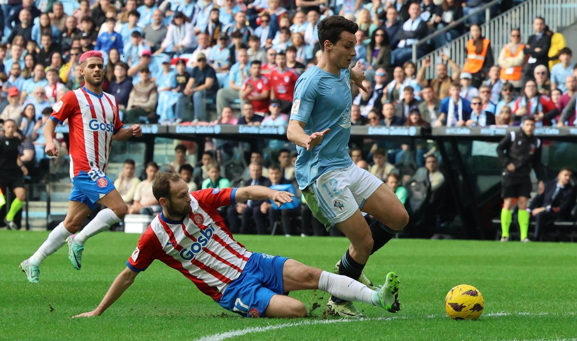 De la fiesta inicial a la decepción: las mejores imágenes del Celta-Girona