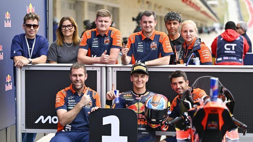 Álvaro Carpe logra la pole y bate el récord del circuito de Austin