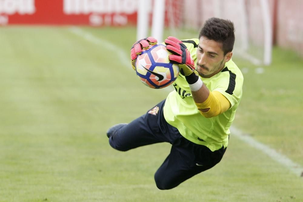 Entrenamiento del Sporting