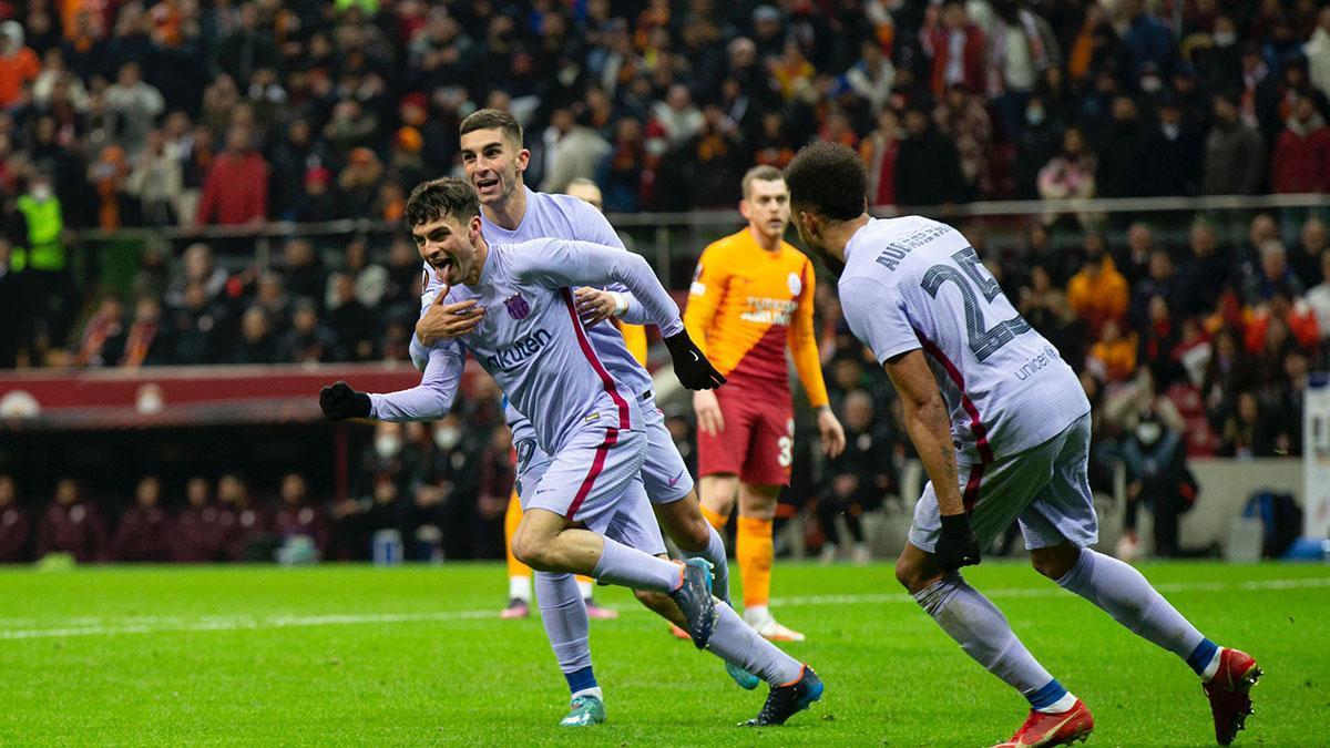El 1x1 del Barça, al descanso ante el Galatasaray