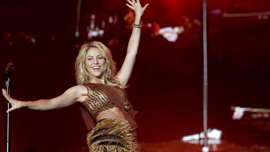 Shakira en concierto.