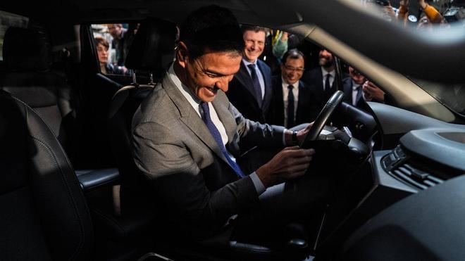 Pedro Sánchez, el pasado viernes durante la apertura de la fábrica Chery y Ebro en Barcelona.